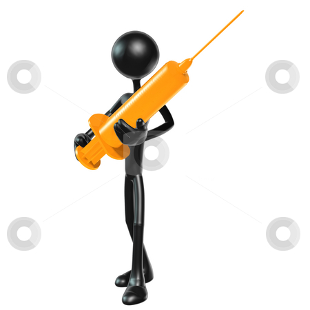 To use this stock image in your creative project, please select the size you need over to the right and click the "Add to Cart" button.
Your downloaded image will come with the Cutcaster watermark removed so don’t worry about the watermark you see on this page. Hypodermic Needle stock photo, A Concept And Presentation Figure in 3D by LuMaxArt