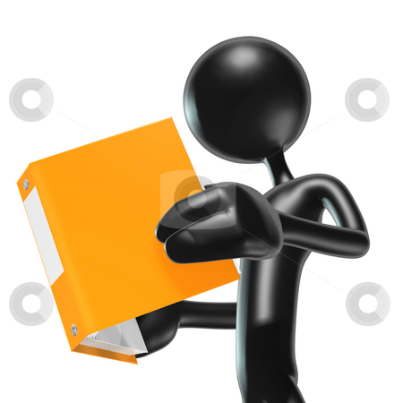 To use this stock image in your creative project, please select the size you need over to the right and click the "Add to Cart" button.
Your downloaded image will come with the Cutcaster watermark removed so don’t worry about the watermark you see on this page. Reading Manual stock photo, A Concept And Presentation Figure in 3D by LuMaxArt
