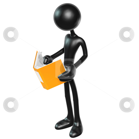 To use this stock image in your creative project, please select the size you need over to the right and click the "Add to Cart" button.
Your downloaded image will come with the Cutcaster watermark removed so don’t worry about the watermark you see on this page. Reading Manual stock photo, A Concept And Presentation Figure in 3D by LuMaxArt
