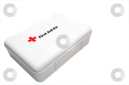 To use this stock image in your creative project, please select the size you need over to the right and click the "Add to Cart" button.
Your downloaded image will come with the Cutcaster watermark removed so don’t worry about the watermark you see on this page. First Aid Kit stock photo, A white first aid kit with the universal red cross symbol. by Robert Byron