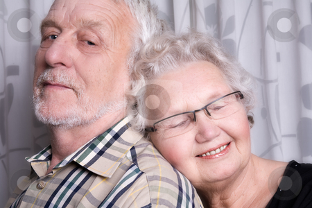 To use this stock image in your creative project, please select the size you need over to the right and click the "Add to Cart" button.
Your downloaded image will come with the Cutcaster watermark removed so don’t worry about the watermark you see on this page. Loving elderly couple stock photo, Portrait of an elderly couple by Frenk and Danielle Kaufmann