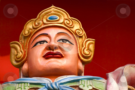 To use this stock image in your creative project, please select the size you need over to the right and click the "Add to Cart" button.
Your downloaded image will come with the Cutcaster watermark removed so don’t worry about the watermark you see on this page. Chinese Guard stock photo, The statue of a Guard at a Buddhist Temple in China by Stefan Breton