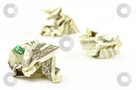 To use this stock image in your creative project, please select the size you need over to the right and click the "Add to Cart" button.
Your downloaded image will come with the Cutcaster watermark removed so don’t worry about the watermark you see on this page. Crumpled Dollars stock photo, Crumpled Dollars on a White Background. by Andy Dean