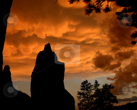To use this stock image in your creative project, please select the size you need over to the right and click the "Add to Cart" button.
Your downloaded image will come with the Cutcaster watermark removed so don’t worry about the watermark you see on this page. Black Hills Storm stock photo, At sunset, strong storms pass along Needles Highway creating rich and ominous colors. Black Hills, SD. by Marc Saegesser