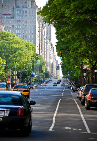 To use this stock image in your creative project, please select the size you need over to the right and click the "Add to Cart" button.
Your downloaded image will come with the Cutcaster watermark removed so don’t worry about the watermark you see on this page. Light Traffic stock photo, Traffic along New York City's Central Park West street. by Michael Huitt
