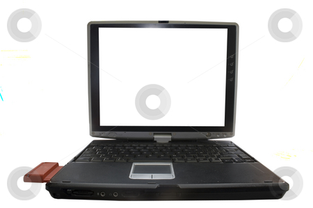 To use this stock image in your creative project, please select the size you need over to the right and click the "Add to Cart" button.
Your downloaded image will come with the Cutcaster watermark removed so don’t worry about the watermark you see on this page. Laptop stock photo, Image of an opened laptop with the screen ready to edit by Ivan Montero