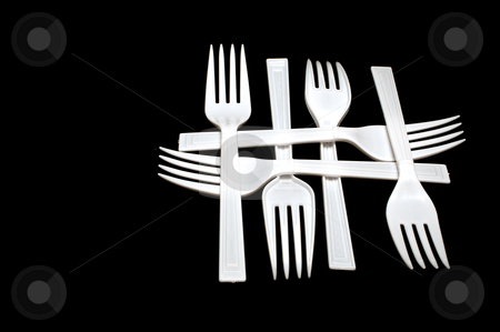 To use this stock image in your creative project, please select the size you need over to the right and click the "Add to Cart" button.
Your downloaded image will come with the Cutcaster watermark removed so don’t worry about the watermark you see on this page. Plastic Forks stock photo, A collection of plastic forks in a pattern. by Robert Byron