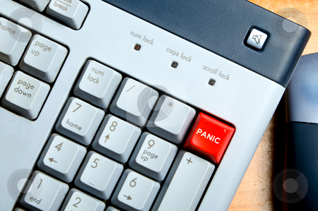 To use this stock image in your creative project, please select the size you need over to the right and click the "Add to Cart" button.
Your downloaded image will come with the Cutcaster watermark removed so don’t worry about the watermark you see on this page. Panic Button stock photo, A panic button on a computer keyboard. by Robert Byron