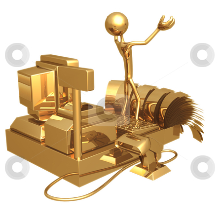 To use this stock image in your creative project, please select the size you need over to the right and click the "Add to Cart" button.
Your downloaded image will come with the Cutcaster watermark removed so don’t worry about the watermark you see on this page. LuMaxArt Gold Guys Collection stock photo, A Concept by LuMaxArt
