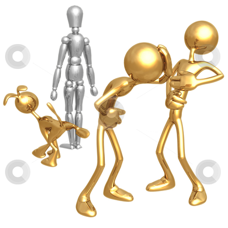 To use this stock image in your creative project, please select the size you need over to the right and click the "Add to Cart" button.
Your downloaded image will come with the Cutcaster watermark removed so don’t worry about the watermark you see on this page. LuMaxArt Gold Guys Collection stock photo, A Concept And Presentation Figure In 3D by LuMaxArt