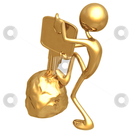 To use this stock image in your creative project, please select the size you need over to the right and click the "Add to Cart" button.
Your downloaded image will come with the Cutcaster watermark removed so don’t worry about the watermark you see on this page. LuMaxArt Gold Guys Collection stock photo, A Concept And Presentation Figure In 3D by LuMaxArt