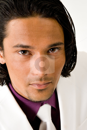 To use this stock image in your creative project, please select the size you need over to the right and click the "Add to Cart" button.
Your downloaded image will come with the Cutcaster watermark removed so don’t worry about the watermark you see on this page. Business portrait stock photo, Young indonesian man in a business suit by Frenk and Danielle Kaufmann