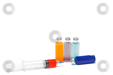 To use this stock image in your creative project, please select the size you need over to the right and click the "Add to Cart" button.
Your downloaded image will come with the Cutcaster watermark removed so don’t worry about the watermark you see on this page. Medicine Vial and Syringe stock photo, Several prescription medicine vials and a syringe. by Robert Byron