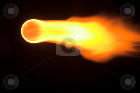 To use this stock image in your creative project, please select the size you need over to the right and click the "Add to Cart" button.
Your downloaded image will come with the Cutcaster watermark removed so don’t worry about the watermark you see on this page. Flaming Ball stock photo, A flaming ball rocketing through the night sky. by Robert Byron