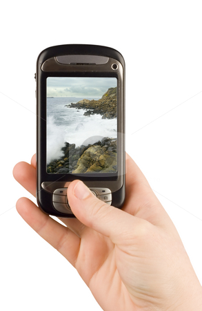 To use this stock image in your creative project, please select the size you need over to the right and click the "Add to Cart" button.
Your downloaded image will come with the Cutcaster watermark removed so don’t worry about the watermark you see on this page. Technology business communication device stock photo, Technology business communication device cellular phone and camera isolated clipping paths by Ivan Montero