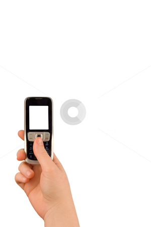 To use this stock image in your creative project, please select the size you need over to the right and click the "Add to Cart" button.
Your downloaded image will come with the Cutcaster watermark removed so don’t worry about the watermark you see on this page. Technology communication phone stock photo, A technology cellular phone holding in a human hand by Ivan Montero
