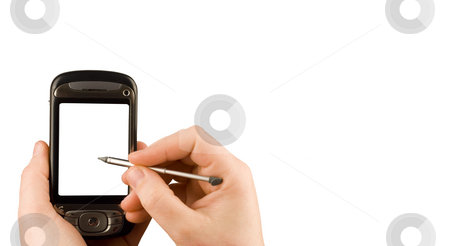 To use this stock image in your creative project, please select the size you need over to the right and click the "Add to Cart" button.
Your downloaded image will come with the Cutcaster watermark removed so don’t worry about the watermark you see on this page. Technology business communication device stock photo, Technology business communication device cellular phone and camera isolated clipping paths by Ivan Montero