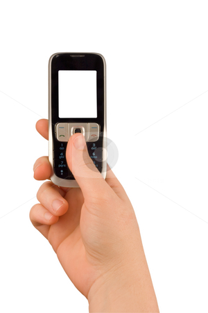 To use this stock image in your creative project, please select the size you need over to the right and click the "Add to Cart" button.
Your downloaded image will come with the Cutcaster watermark removed so don’t worry about the watermark you see on this page. Technology communication phone stock photo, A technology cellular phone holding in a human hand by Ivan Montero