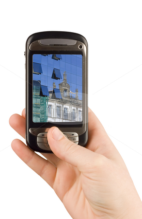 To use this stock image in your creative project, please select the size you need over to the right and click the "Add to Cart" button.
Your downloaded image will come with the Cutcaster watermark removed so don’t worry about the watermark you see on this page. Technology business communication device stock photo, Technology business communication device cellular phone and camera isolated clipping paths by Ivan Montero