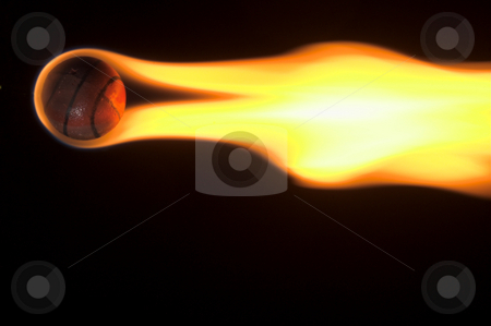 To use this stock image in your creative project, please select the size you need over to the right and click the "Add to Cart" button.
Your downloaded image will come with the Cutcaster watermark removed so don’t worry about the watermark you see on this page. Flaming Basketball stock photo, A flaming basketball rocketing across the night sky. by Robert Byron