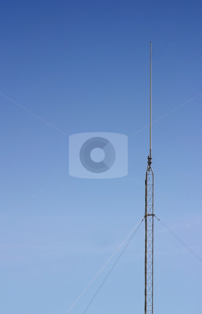 To use this stock image in your creative project, please select the size you need over to the right and click the "Add to Cart" button.
Your downloaded image will come with the Cutcaster watermark removed so don’t worry about the watermark you see on this page. Antenna stock photo, Radio antenna with the blue sky as a background by Henrik Lehnerer