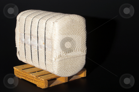 To use this stock image in your creative project, please select the size you need over to the right and click the "Add to Cart" button.
Your downloaded image will come with the Cutcaster watermark removed so don’t worry about the watermark you see on this page. Cotton Bale on a Pallet stock photo, A bale of raw cotton on a pallet. by Robert Byron
