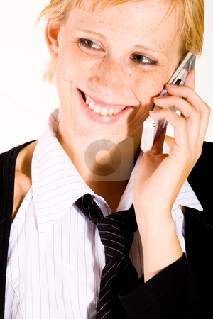 To use this stock image in your creative project, please select the size you need over to the right and click the "Add to Cart" button.
Your downloaded image will come with the Cutcaster watermark removed so don’t worry about the watermark you see on this page. Business womans face and the celluar stock photo, Business woman is calling with her cell phone by Frenk and Danielle Kaufmann