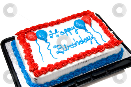 To use this stock image in your creative project, please select the size you need over to the right and click the "Add to Cart" button.
Your downloaded image will come with the Cutcaster watermark removed so don’t worry about the watermark you see on this page. Birthday Cake stock photo, A cake for the celebration of an annual birthday. by Robert Byron