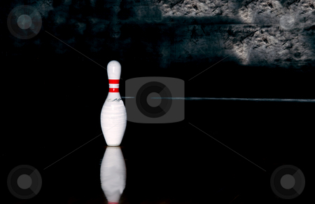 To use this stock image in your creative project, please select the size you need over to the right and click the "Add to Cart" button.
Your downloaded image will come with the Cutcaster watermark removed so don’t worry about the watermark you see on this page. Bowling stock photo, A single bowling pin at the end of an alley. by Robert Byron