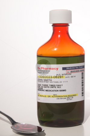 To use this stock image in your creative project, please select the size you need over to the right and click the "Add to Cart" button.
Your downloaded image will come with the Cutcaster watermark removed so don’t worry about the watermark you see on this page. Prescription Cough and cold Syrup stock photo, Prescription cough and cold medication in a medicine bottle. by Robert Byron