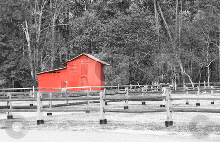 To use this stock image in your creative project, please select the size you need over to the right and click the "Add to Cart" button.
Your downloaded image will come with the Cutcaster watermark removed so don’t worry about the watermark you see on this page. Old Red Barn stock photo, An old red barn on an abandoned farm. by Robert Byron