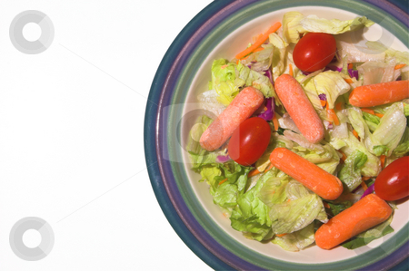 To use this stock image in your creative project, please select the size you need over to the right and click the "Add to Cart" button.
Your downloaded image will come with the Cutcaster watermark removed so don’t worry about the watermark you see on this page. Garden Salad stock photo, A garden salad with lettuce, carrots and tomatoes. by Robert Byron
