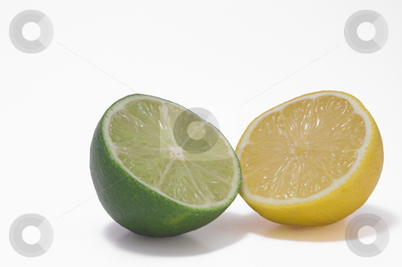 To use this stock image in your creative project, please select the size you need over to the right and click the "Add to Cart" button.
Your downloaded image will come with the Cutcaster watermark removed so don’t worry about the watermark you see on this page. Lemon Lime stock photo, A yellow lemon and a gren lime. by Robert Byron