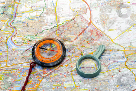 To use this stock image in your creative project, please select the size you need over to the right and click the "Add to Cart" button.
Your downloaded image will come with the Cutcaster watermark removed so don’t worry about the watermark you see on this page. Compass and handglass on a map stock photo, A compass and a handglass lying on a map - close up by Petr Koudelka