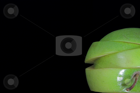 To use this stock image in your creative project, please select the size you need over to the right and click the "Add to Cart" button.
Your downloaded image will come with the Cutcaster watermark removed so don’t worry about the watermark you see on this page. Sliced Apple stock photo, A sliced green apple in a stack. by Robert Byron