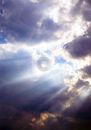 To use this stock image in your creative project, please select the size you need over to the right and click the "Add to Cart" button.
Your downloaded image will come with the Cutcaster watermark removed so don’t worry about the watermark you see on this page. Sunbeams Through the Clouds stock photo, A series of sunbeams shining through storm clouds. by Robert Byron