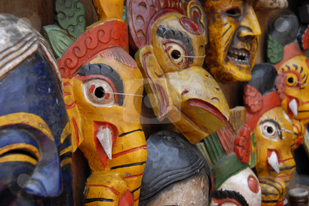 To use this stock image in your creative project, please select the size you need over to the right and click the "Add to Cart" button.
Your downloaded image will come with the Cutcaster watermark removed so don’t worry about the watermark you see on this page. Nepalise Masks stock photo, Masks on display in a Kathmandu, Nepal marketplace by A Cotton Photo