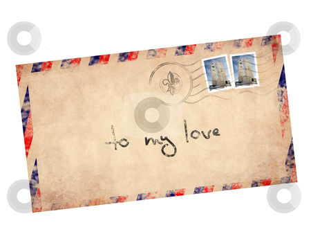 To use this stock image in your creative project, please select the size you need over to the right and click the "Add to Cart" button.
Your downloaded image will come with the Cutcaster watermark removed so don’t worry about the watermark you see on this page. Vintage letter stock photo, Illustration of a vintage letter on white background by Vlad Podkhlebnik