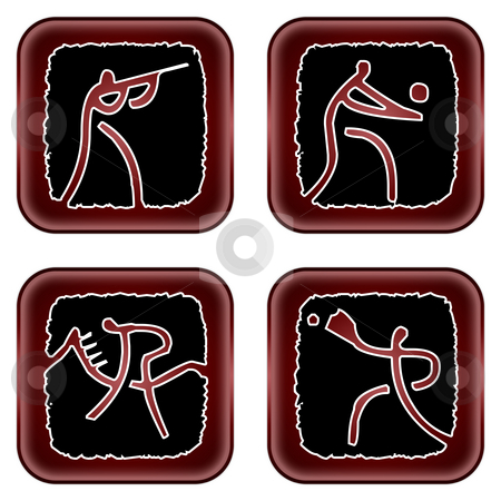 To use this stock image in your creative project, please select the size you need over to the right and click the "Add to Cart" button.
Your downloaded image will come with the Cutcaster watermark removed so don’t worry about the watermark you see on this page. Olympicons stock photo, Illustration of four of the olympic sports by Vlad Podkhlebnik