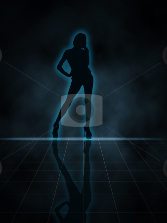 To use this stock image in your creative project, please select the size you need over to the right and click the "Add to Cart" button.
Your downloaded image will come with the Cutcaster watermark removed so don’t worry about the watermark you see on this page. Sexy Silhouette stock photo, Illustration of a woman glowing silhouette on black background by Vlad Podkhlebnik