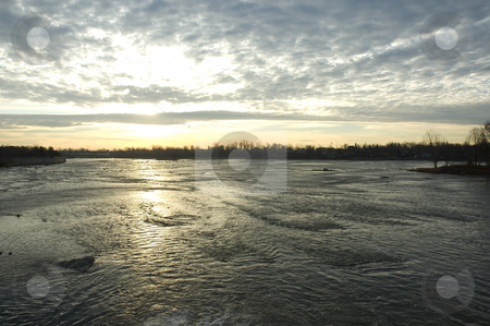 To use this stock image in your creative project, please select the size you need over to the right and click the "Add to Cart" button.
Your downloaded image will come with the Cutcaster watermark removed so don’t worry about the watermark you see on this page. Sunrise stock photo, Landscape view of a Sunrise on a lake by Vlad Podkhlebnik
