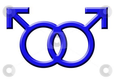 To use this stock image in your creative project, please select the size you need over to the right and click the "Add to Cart" button.
Your downloaded image will come with the Cutcaster watermark removed so don’t worry about the watermark you see on this page. Gay stock photo, Blue symbol of gay men on the white background by Petr Koudelka