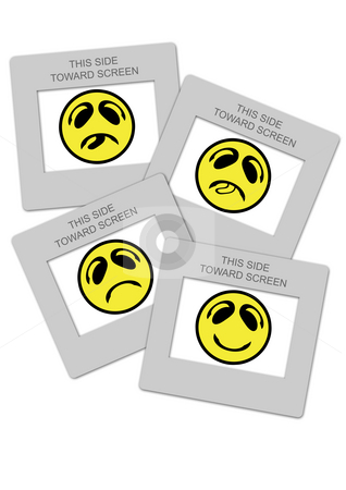 To use this stock image in your creative project, please select the size you need over to the right and click the "Add to Cart" button.
Your downloaded image will come with the Cutcaster watermark removed so don’t worry about the watermark you see on this page. Various smiley faces closed into slide frames stock photo, Various smiley faces closed into slide frames by Petr Koudelka