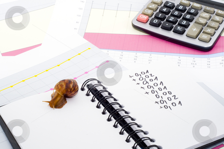 To use this stock image in your creative project, please select the size you need over to the right and click the "Add to Cart" button.
Your downloaded image will come with the Cutcaster watermark removed so don’t worry about the watermark you see on this page. Slow Business stock photo, This business is going really snail slow! by Petr Koudelka