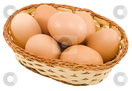 To use this stock image in your creative project, please select the size you need over to the right and click the "Add to Cart" button.
Your downloaded image will come with the Cutcaster watermark removed so don’t worry about the watermark you see on this page. Basket of Eggs stock photo, A basket of eggs isolated on the white background by Petr Koudelka