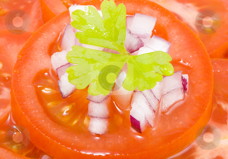 To use this stock image in your creative project, please select the size you need over to the right and click the "Add to Cart" button.
Your downloaded image will come with the Cutcaster watermark removed so don’t worry about the watermark you see on this page. Tomatoe Salad stock photo, Tomatoe salad - healthy eating - vegetables - close up by Petr Koudelka