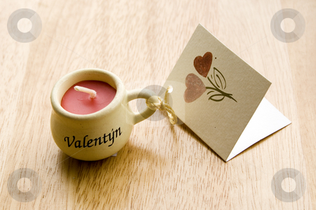 To use this stock image in your creative project, please select the size you need over to the right and click the "Add to Cart" button.
Your downloaded image will come with the Cutcaster watermark removed so don’t worry about the watermark you see on this page. Valentine Candle stock photo, Valentine Candle with a greeting-card - close-up by Petr Koudelka