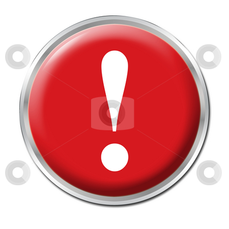 To use this stock image in your creative project, please select the size you need over to the right and click the "Add to Cart" button.
Your downloaded image will come with the Cutcaster watermark removed so don’t worry about the watermark you see on this page. Panic Button stock photo, Red round button with the exclamation mark symbol by Petr Koudelka