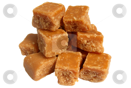 To use this stock image in your creative project, please select the size you need over to the right and click the "Add to Cart" button.
Your downloaded image will come with the Cutcaster watermark removed so don’t worry about the watermark you see on this page. A pile of sweet butter fudge pieces isolated over white stock photo, A pile of sweet butter fudge pieces isolated over white by Stephen Rees