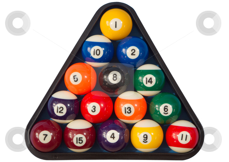 To use this stock image in your creative project, please select the size you need over to the right and click the "Add to Cart" button.
Your downloaded image will come with the Cutcaster watermark removed so don’t worry about the watermark you see on this page. Spots and stripes pool balls triangle isolated on white. stock photo, Spots and stripes pool balls triangle isolated on white. by Stephen Rees